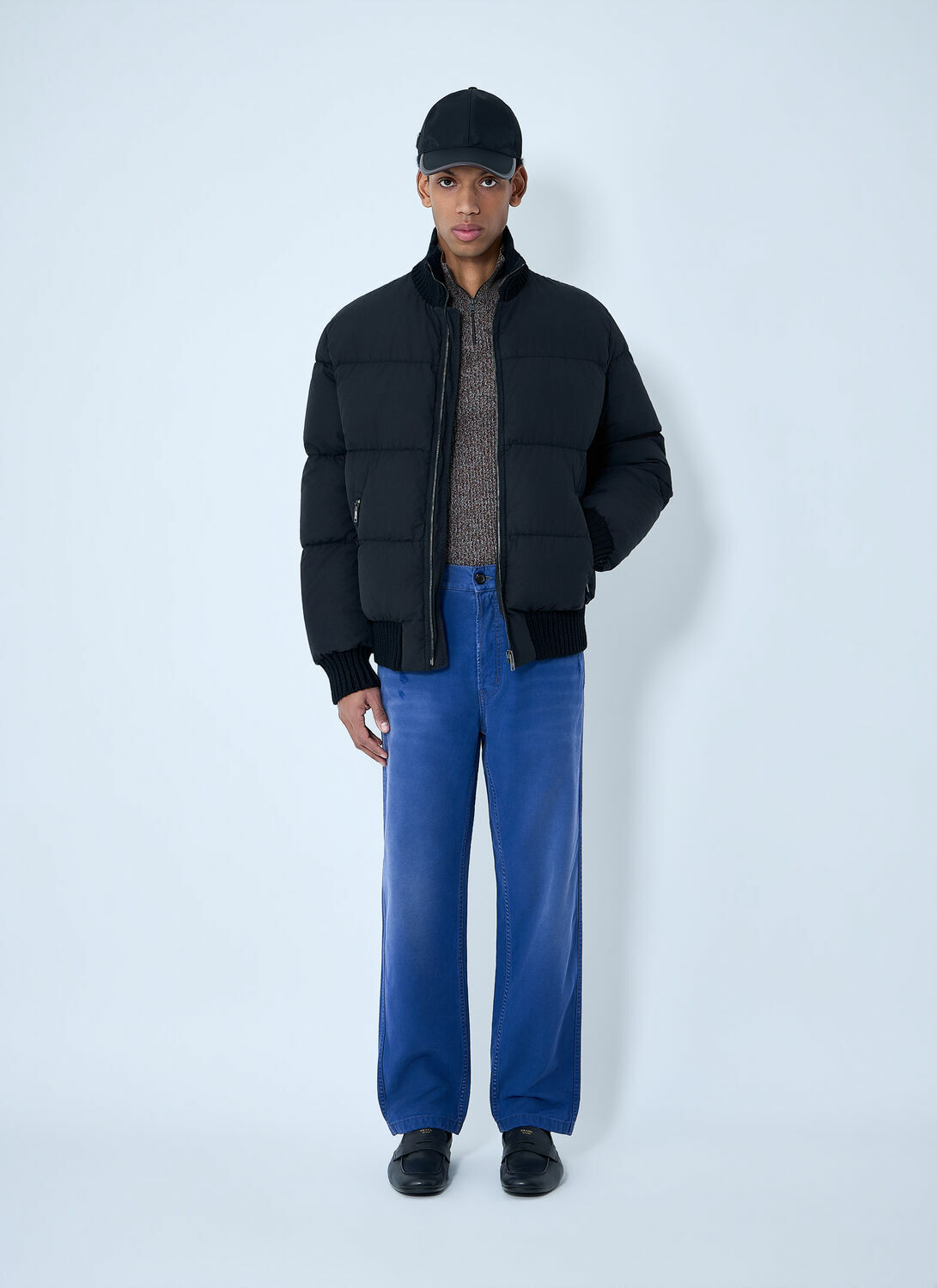Prada High-Neck Puffer Jacket