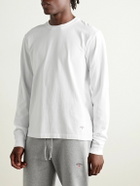 Noah - Logo-Print Recycled Cotton-Jersey T-Shirt - White