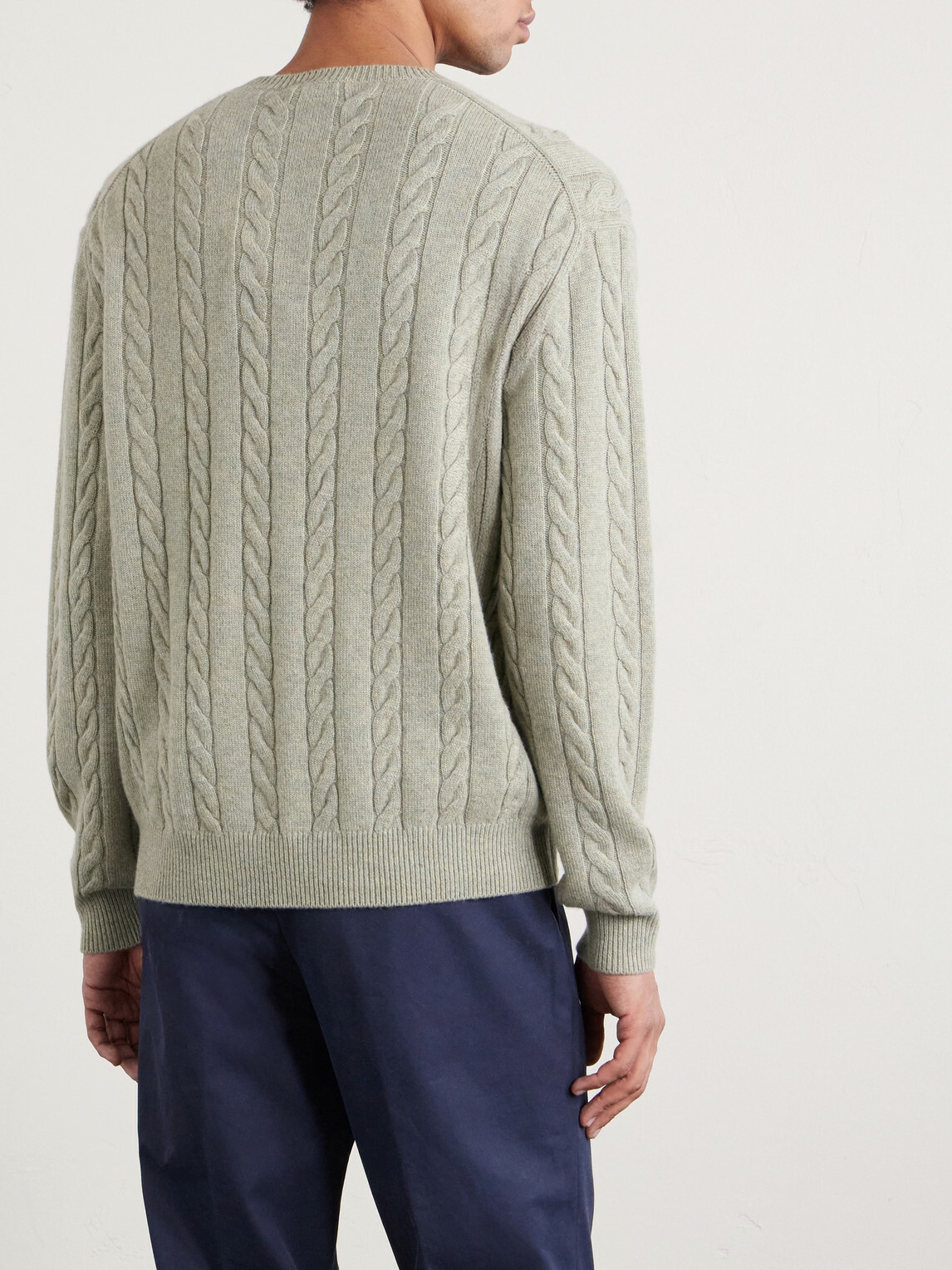 Loro Piana - Cedar Cable-Knit Cashmere Sweater - Green