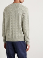 Loro Piana - Cedar Cable-Knit Cashmere Sweater - Green