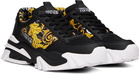 Versace Jeans Couture Black & Gold Trail Trek Sneakers