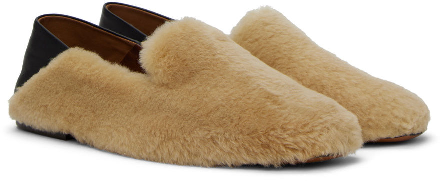 Wales Bonner Beige & Black Symphony Loafers