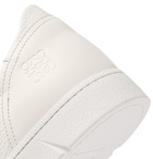 Loewe - Smooth and Full-Grain Leather Sneakers - White