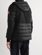 Canada Goose - HyBridge Panelled Quilted Shell Hooded Down Jacket - Black