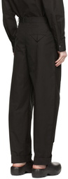 Bottega Veneta Black Cotton Trousers