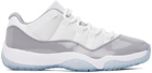 Nike Jordan White & Gray Air Jordan 11 Retro Low Sneakers