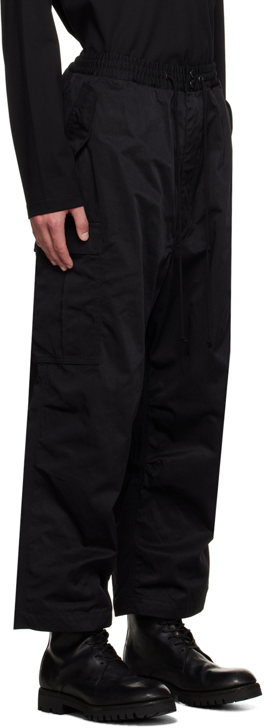 Junya Watanabe Black Drawstring Cargo Pants Junya Watanabe
