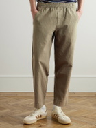Folk - Drawcord Assembly Straight-Leg Linen and Cotton-Blend Canvas Trousers - Neutrals
