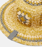 Loewe Paula's Ibiza crochet raffia bucket hat