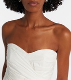Adriana Degreas Opulence draped cotton corset
