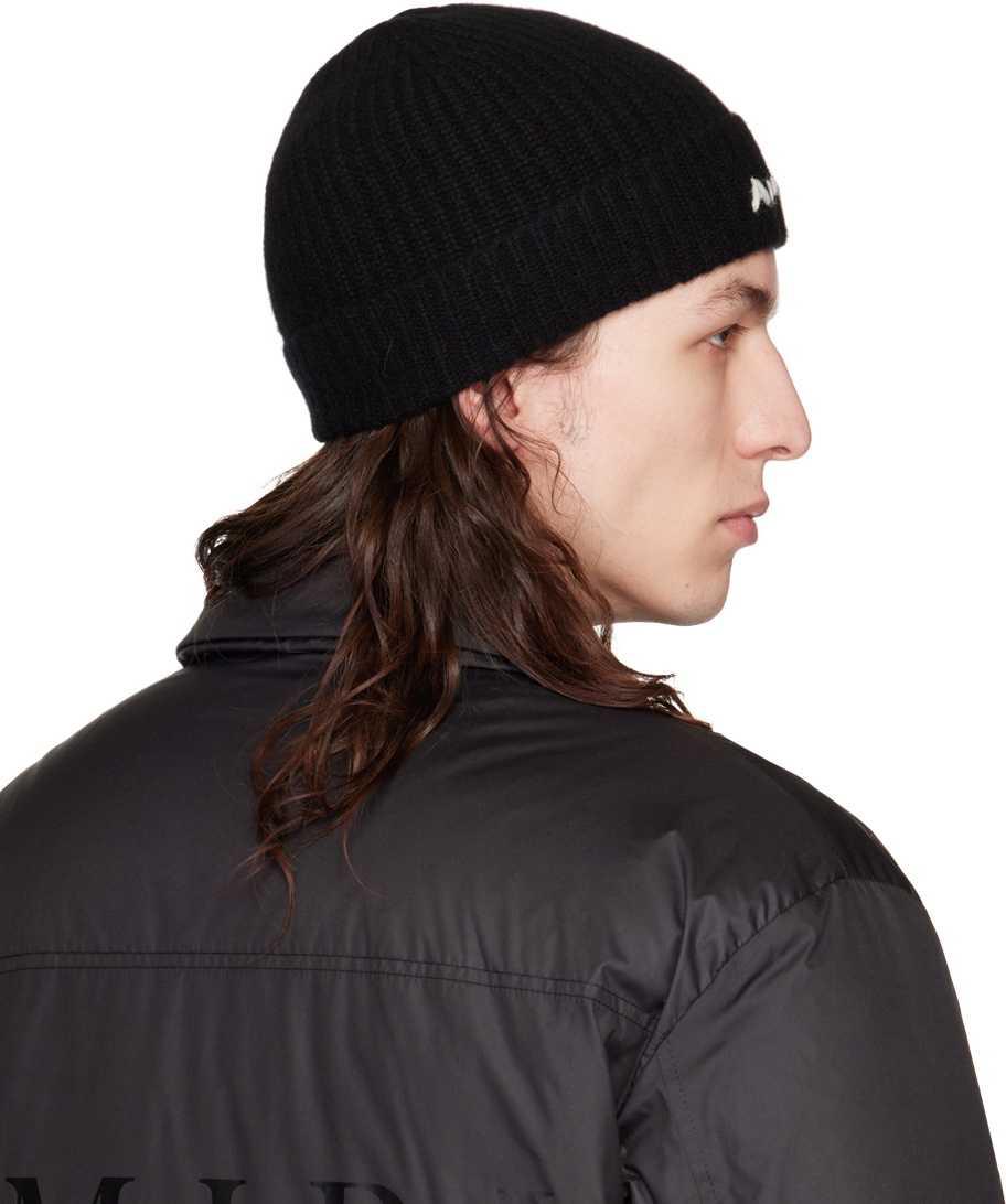 AMIRI Black Logo Beanie Amiri