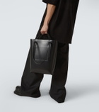 Rick Owens Medium leather tote bag