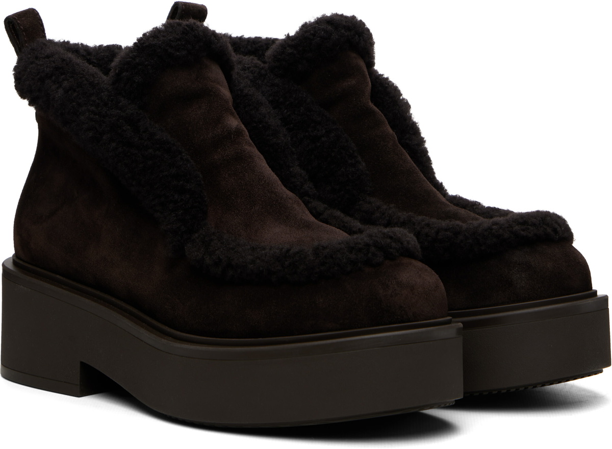 Gianvito Rossi Brown Yari Boots