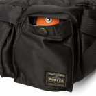Porter-Yoshida & Co. Tanker Waist Bag - Small in Black 