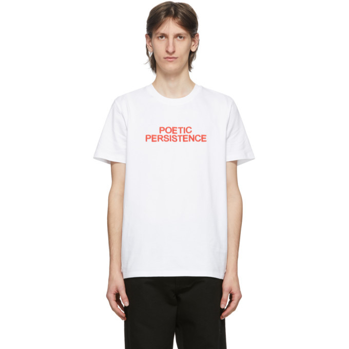 Photo: A.P.C. White Poetic Persistence T-Shirt