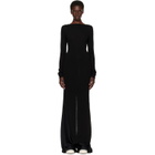 Rick Owens Black Tower Easy Long Top Midi Dress