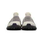 adidas Originals White Laceless Ultraboost Sneakers