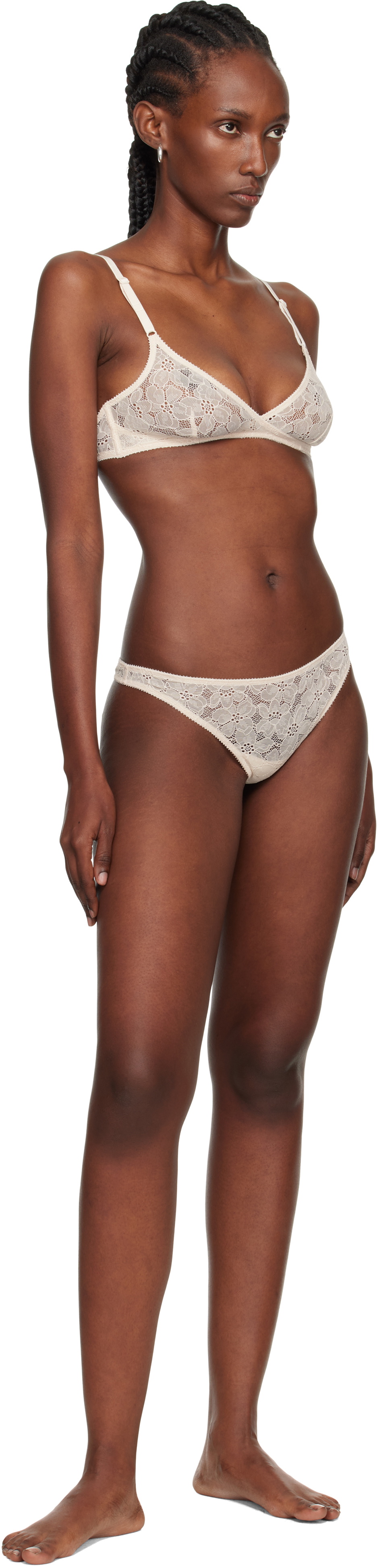 Yasmine Eslami Off-White Louise Thong