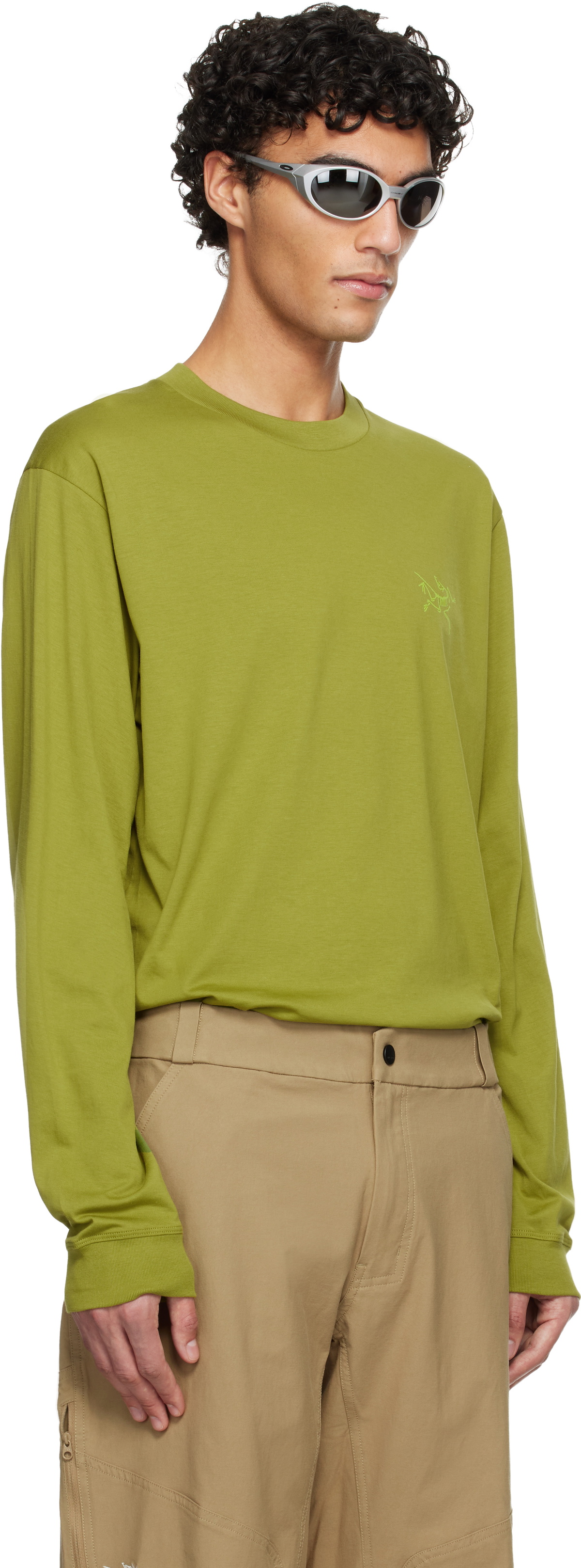 Arc'teryx Khaki Kragg SL Cotton LS T-shirt