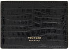 TOM FORD Black Money Clip Card Holder