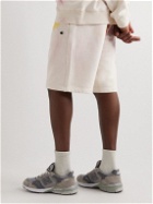 Champion - Straight-Leg Logo-Appliquéd Tie-Dyed Cotton-Blend Jersey Bermuda Shorts - Multi