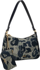 BAPE Navy Cookie Camo 2 Bag