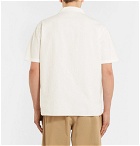 Arpenteur - Dobby Camp-Collar Cotton-Piqué Shirt - White