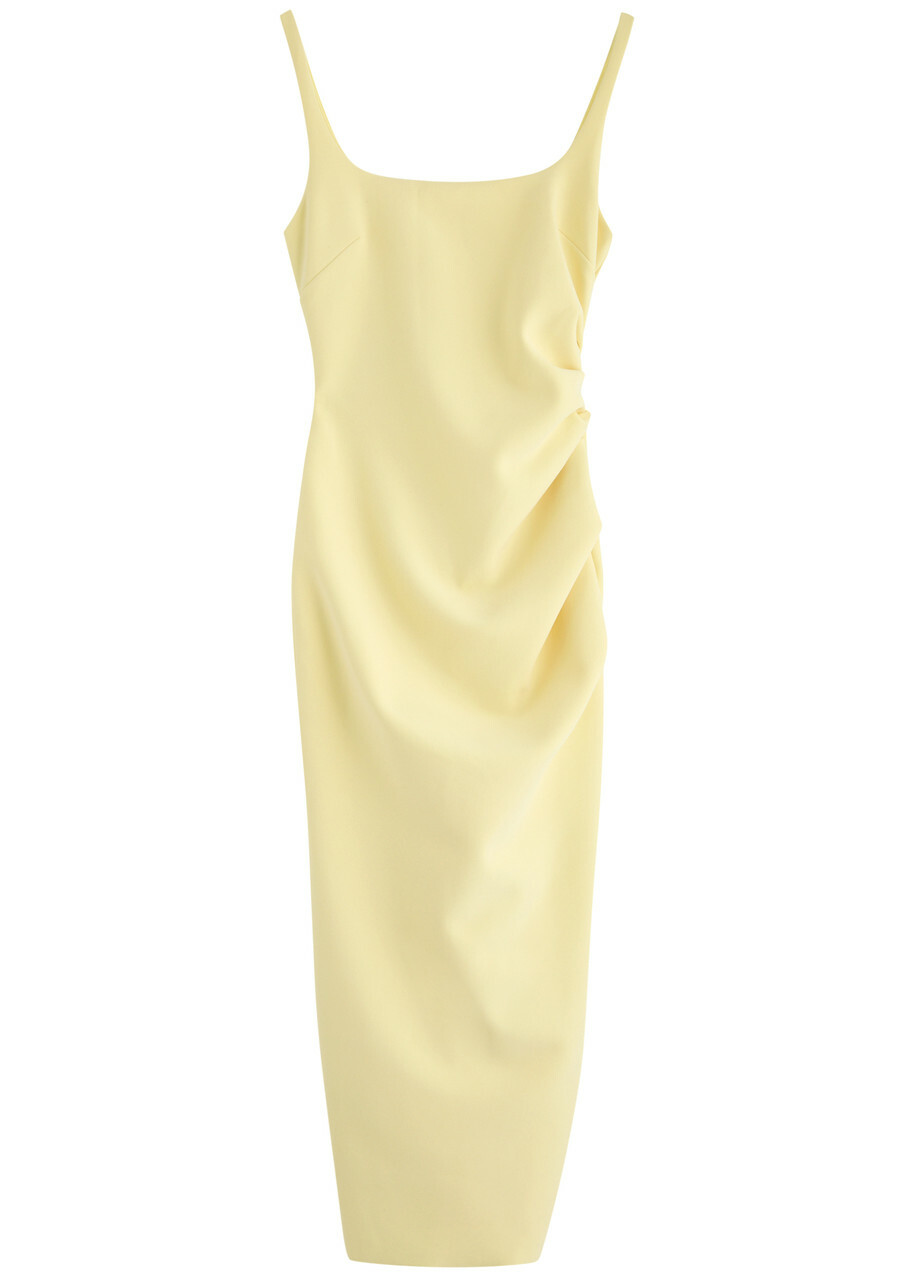 BEC + BRIDGE Blue Margot Split Midi Dress BEC + BRIDGE