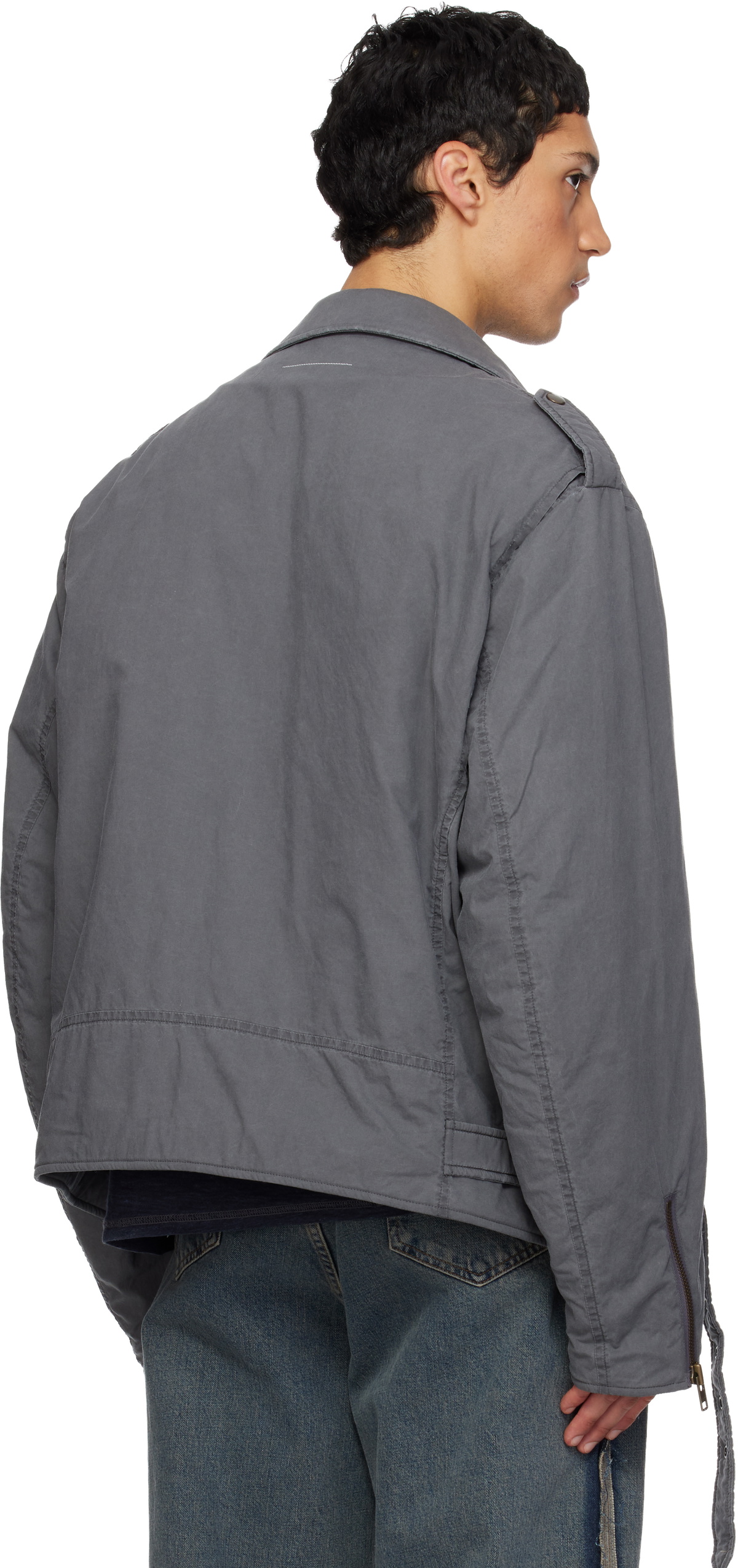 MM6 Maison Margiela Gray Sports Jacket