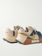 Nike Tennis - Zoom GP Challenge 1 Rubber-Trimmed Mesh Tennis Sneakers - Neutrals