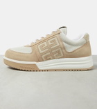 Givenchy G4 suede and leather low-top sneakers