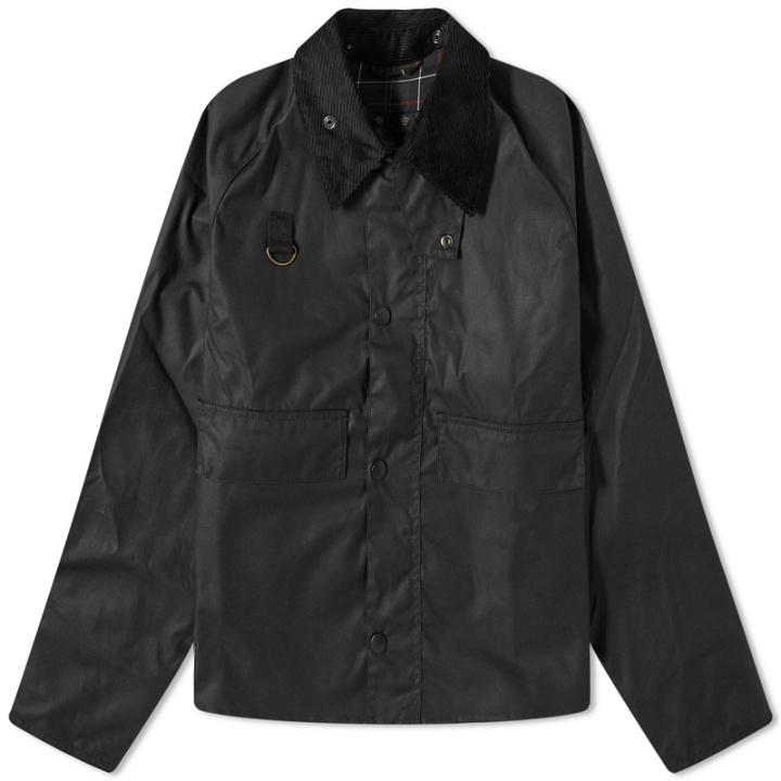 Photo: Barbour Men's SL Spey Wax Jacket in Black