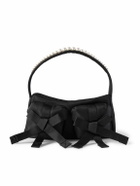Simone Rocha - Bow and Faux Pearl-Embellished Shell Shoulder Bag
