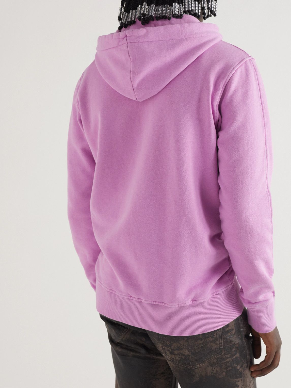 1017 ALYX 9SM - Lightercap Cotton-Jersey Hoodie - Pink 1017 ALYX 9SM