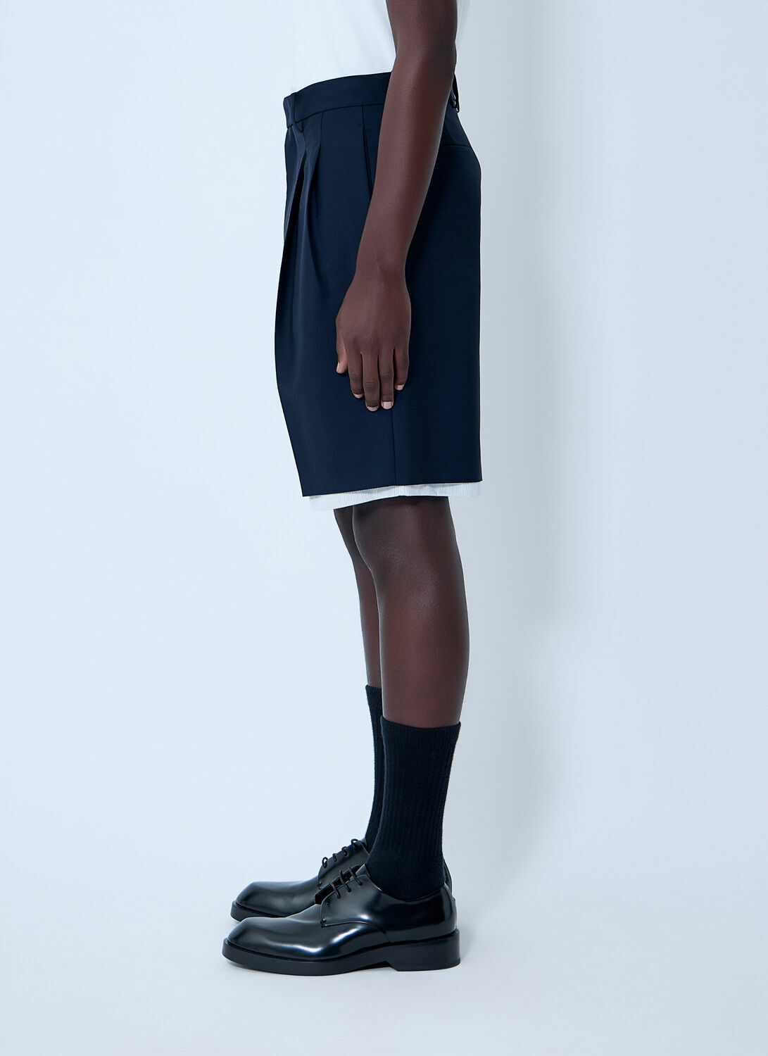 Jil Sander Wool-And-Mohair Shorts