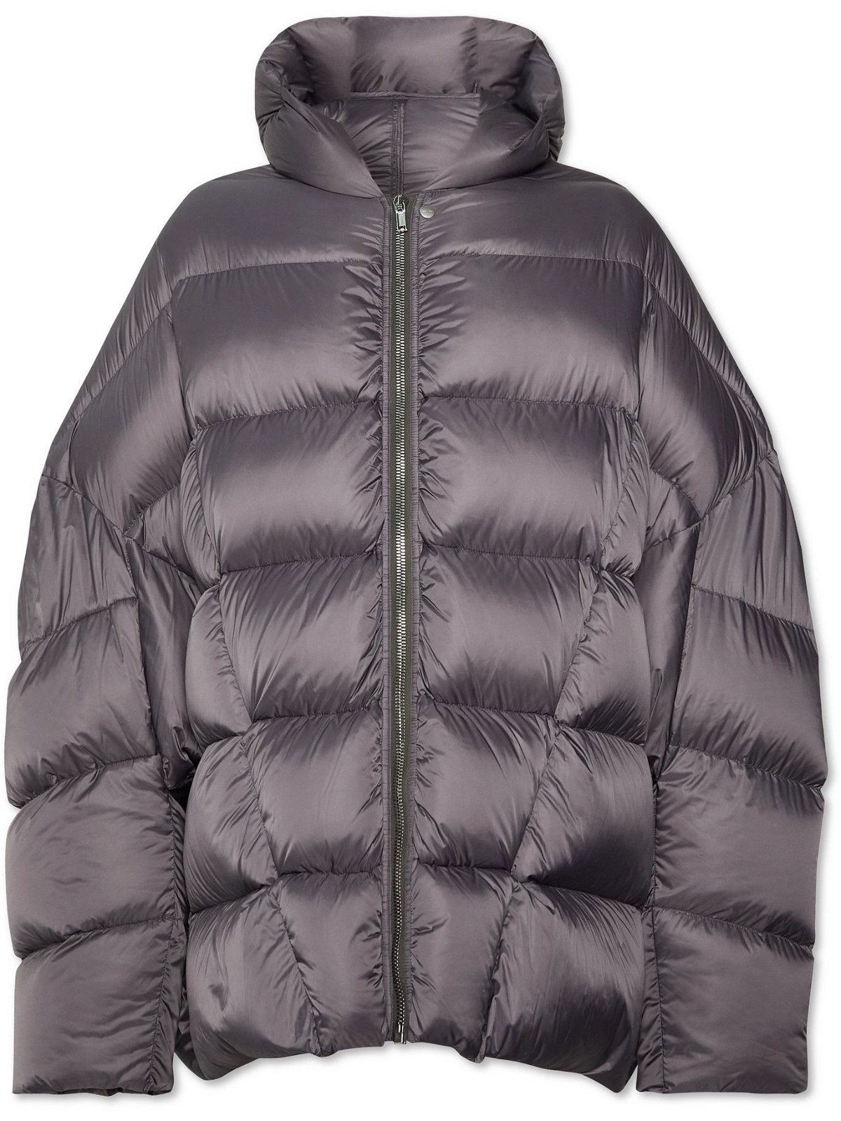 Rick Owens - Peter Quilted Shell Hooded Down Jacket - Purple Rick