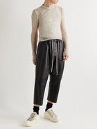 Rick Owens - Distressed Open-Knit Cashmere and Wool-Blend Sweater - Neutrals