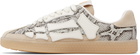 AMIRI Off-White Snake Pacific Bones Sneakers