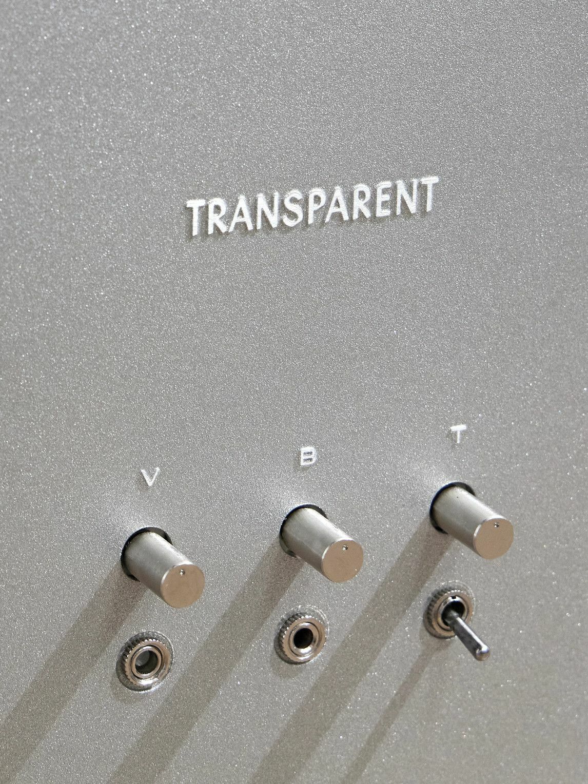 TRANSPARENT SPEAKER - Brutalist Recycled-Aluminium Speaker