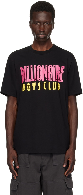 Photo: Billionaire Boys Club Black Straight Logo T-Shirt