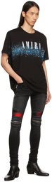 AMIRI Black Paneled Plaid Jeans