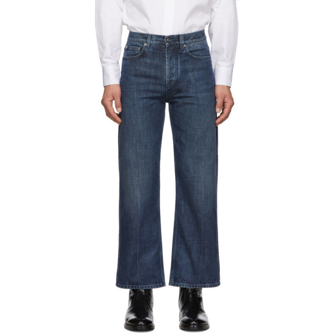 Photo: Givenchy Indigo Short Flare Jeans