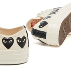 Comme des Garçons Play Men's x Converse Multi Heart Low Sneaker in Beige