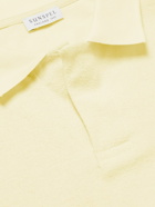 Sunspel - Cotton-Terry Polo Shirt - Yellow
