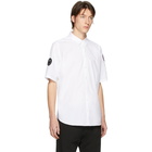 Raf Simons White Patches Slim Fit Short Sleeve Shirt