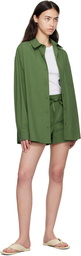 Matteau Green Relaxed Shorts