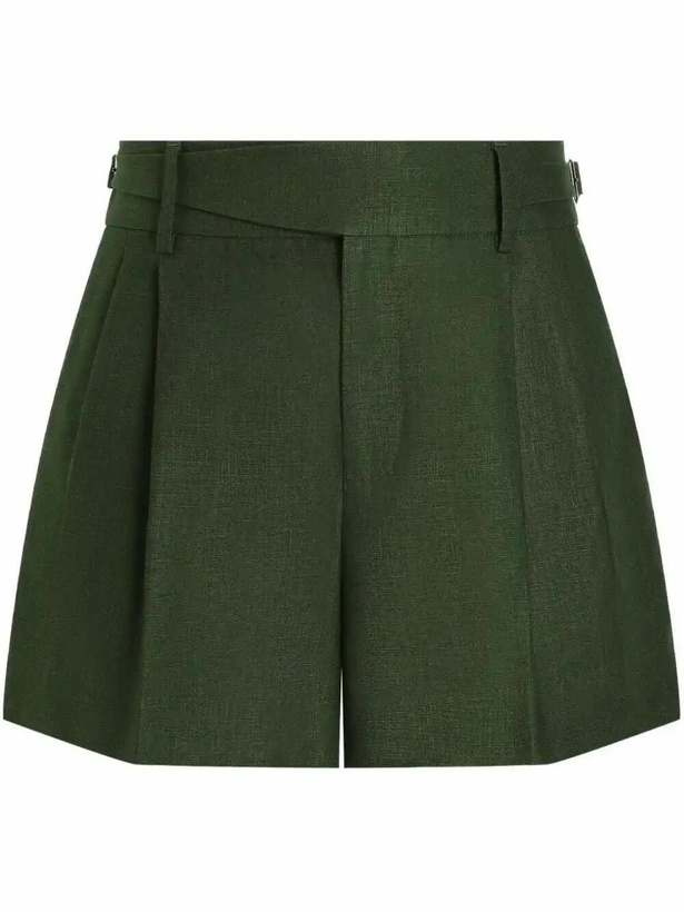 Photo: Dolce & Gabbana Belted Linen Shorts