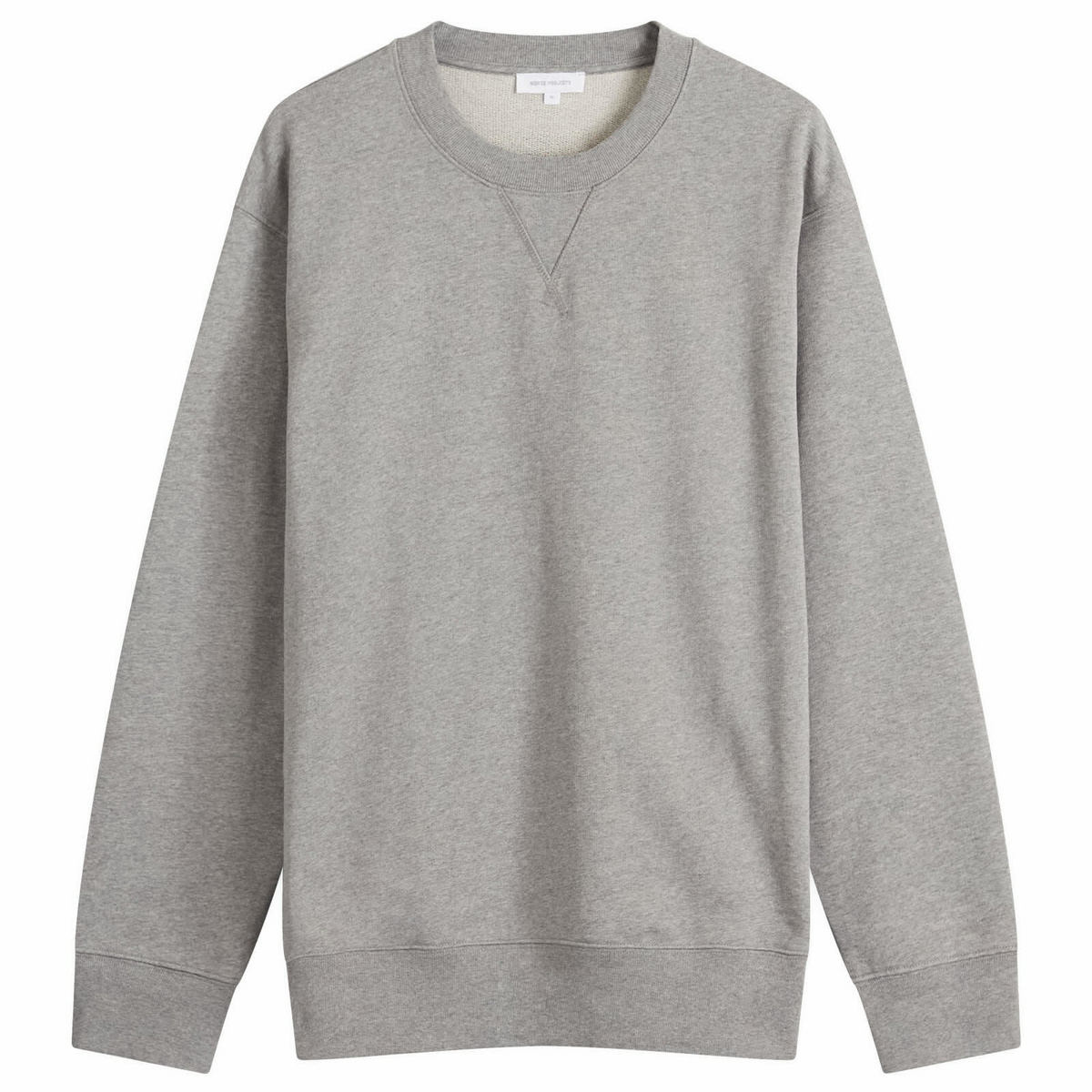 Norse Projects Men's Standard Crew Sweatshirt in Grey Melange