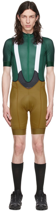 Photo: Pas Normal Studios Brown Mechanism Bib Shorts