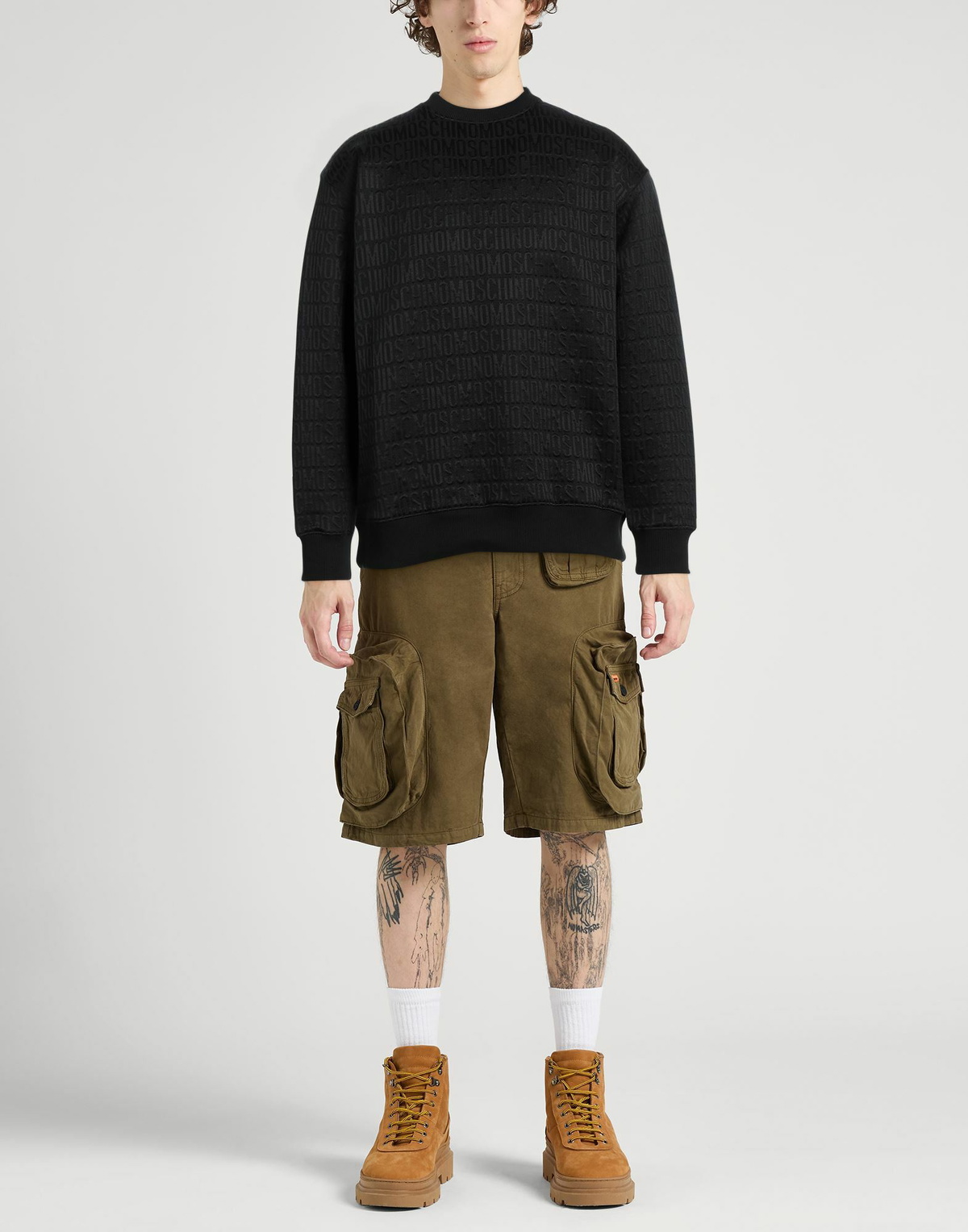 Moschino Mens Sweatshirt in Black